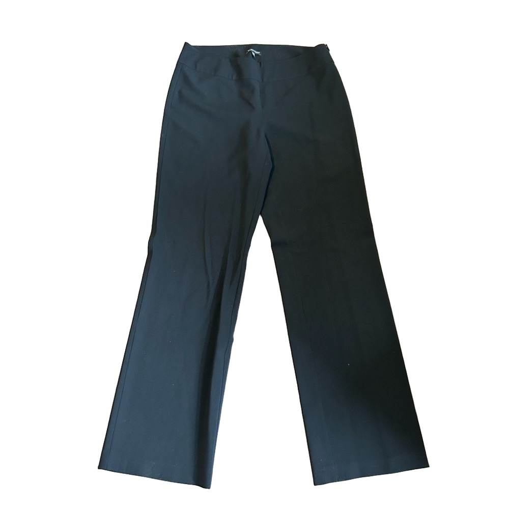 Eileen Fisher Black Wide Leg Trousers Sz 10